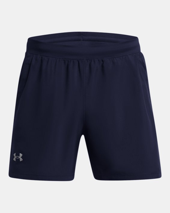 Men's UA Launch 5" Shorts in Blue image number 5